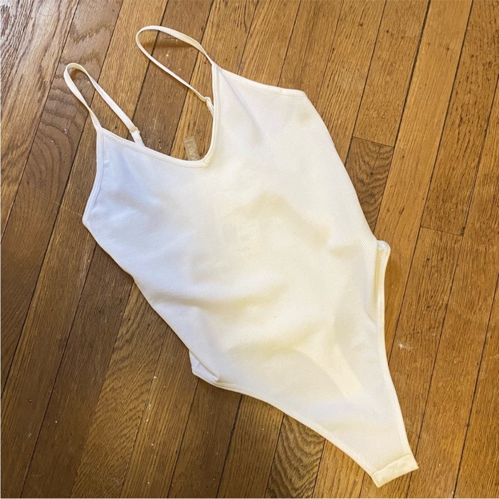 Forever 21 white bodysuit NWT